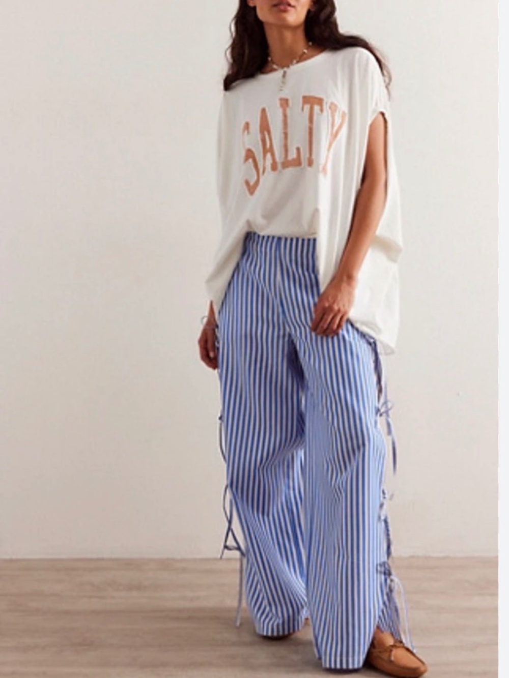 Free People x Nigel Preston side tie pants large